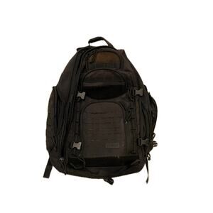 Highland Tactical Roger Canvas Backpack XL Black